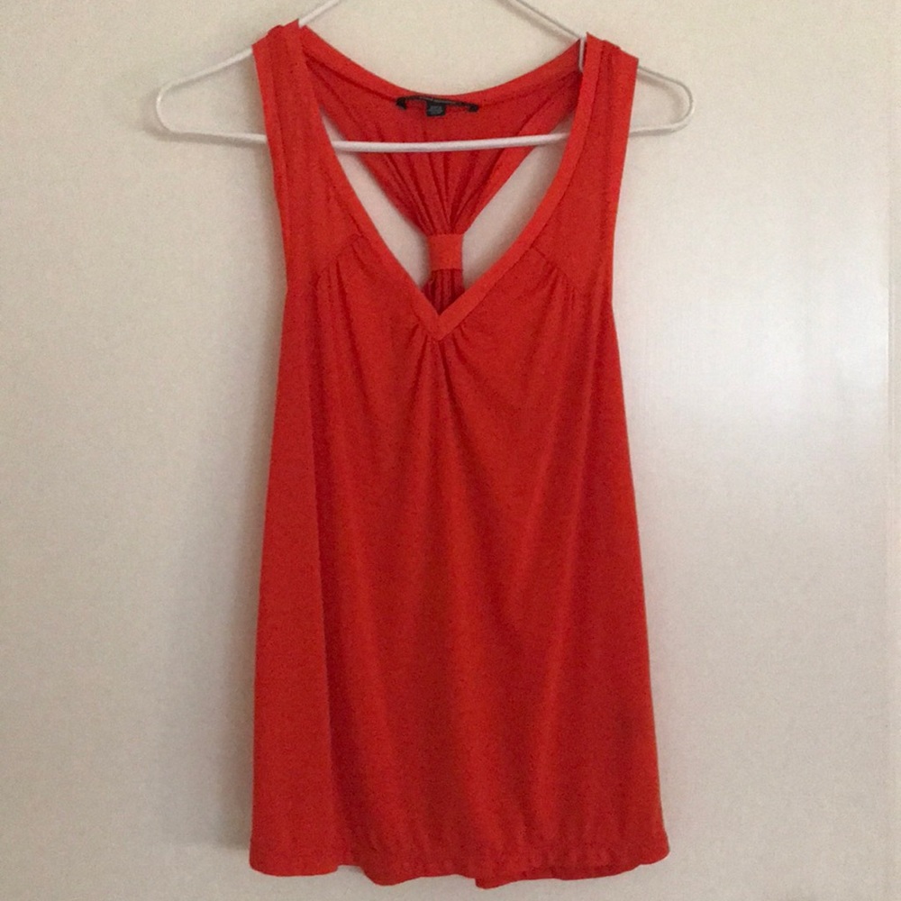 Club Monaco Bright Orange Sleeveless Top